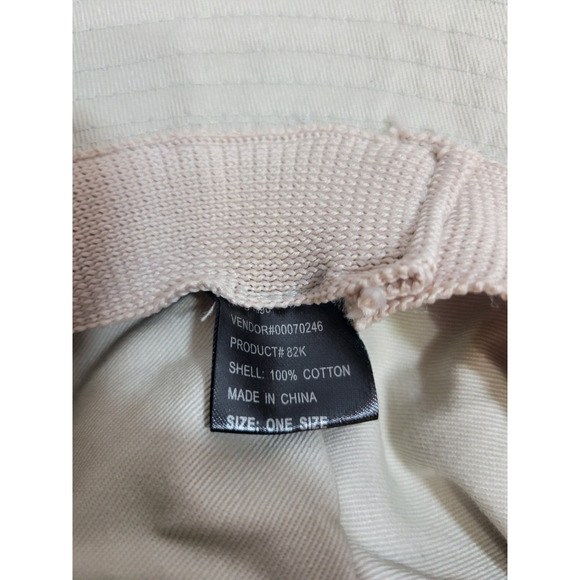 Safari Hunting Bucket Hat Men's Khaki Snap Up Brim Outdoor One Size - Picture 5 of 7